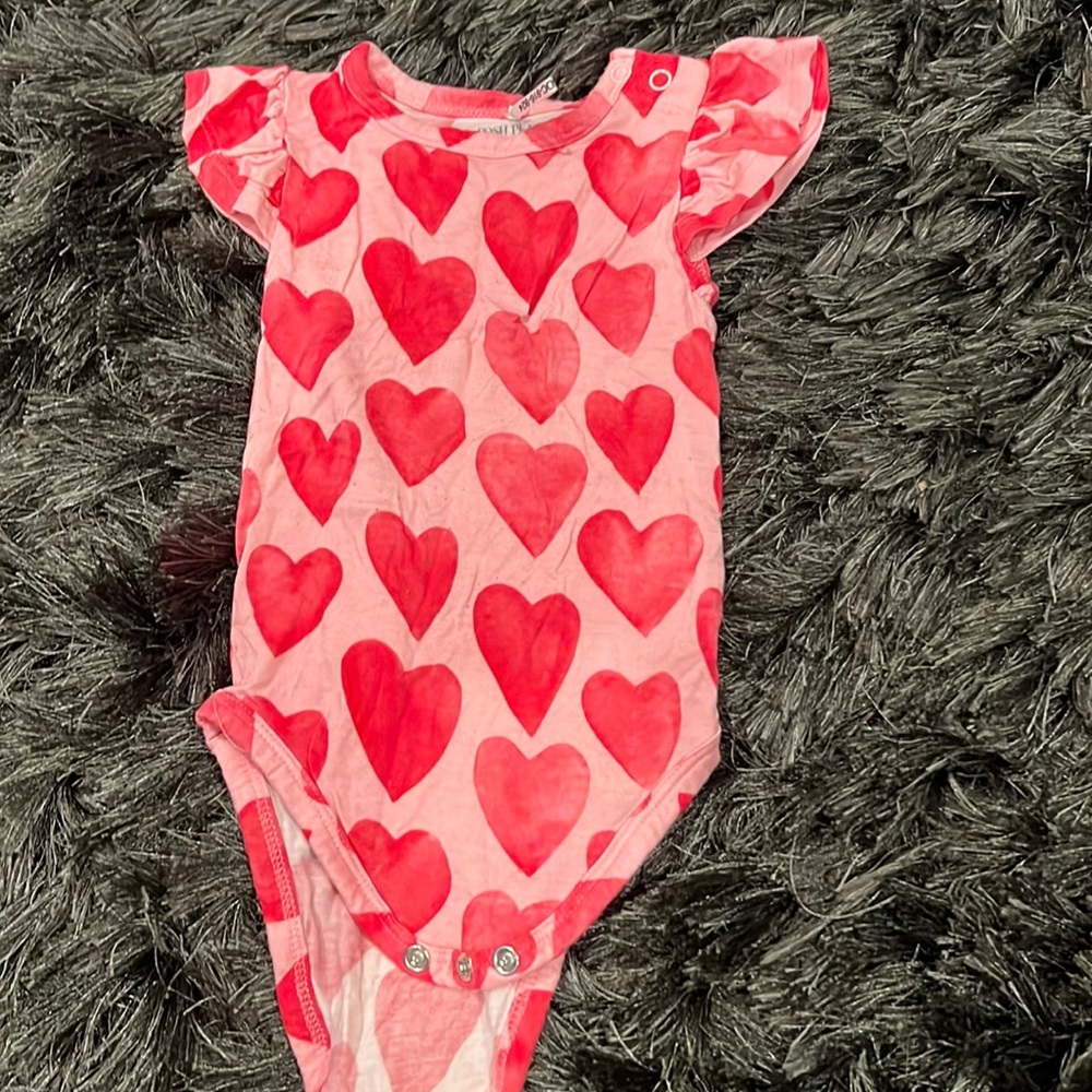 Posh peanut Valentine’s Day bodysuit